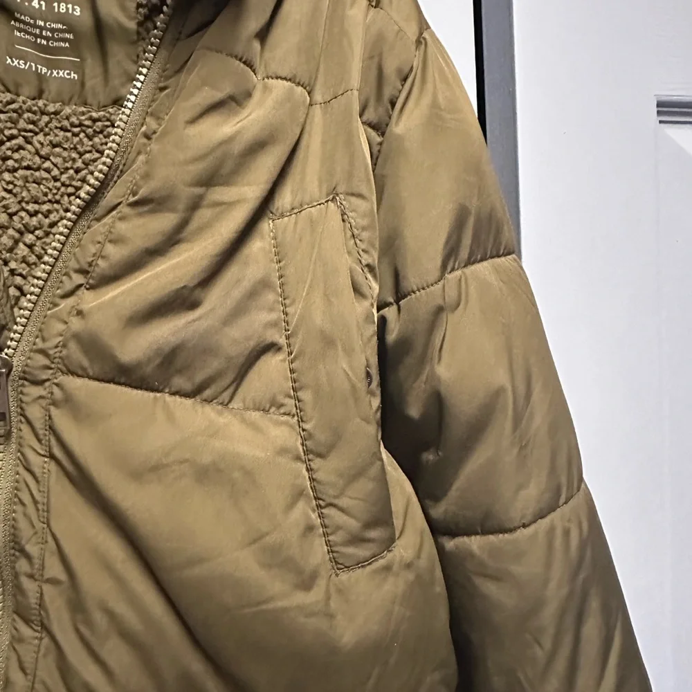 American Age Olive Sherpa Jacket